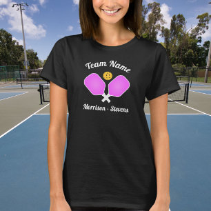 T-shirt Partenaires de Pickleball correspondant au tournoi