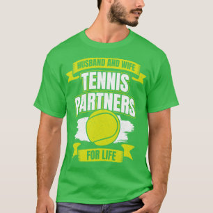 T-shirt Partenaires De Tennis Hus Et Femme Pour Life