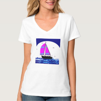 T-shirt Partez en mer avec moi !