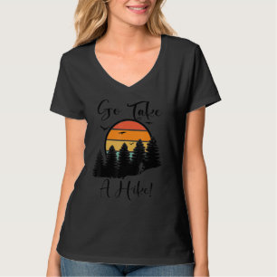 T-shirt Partez En Randonnée pédestre Retro Vintage Nature