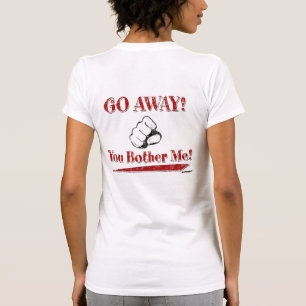 T-shirt PARTEZ ! Vous M'Avez Ennuyé ! Rouge - retour