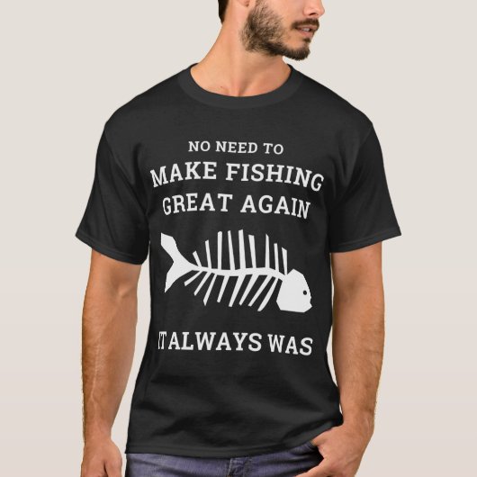 T-shirt Parti à la pêche (Devant)