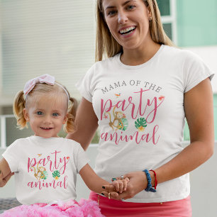 T-shirt Parti Anniversaire de enfant "Mama of the Party An