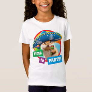 T-Shirt Parti Chipmunk De Sombrero