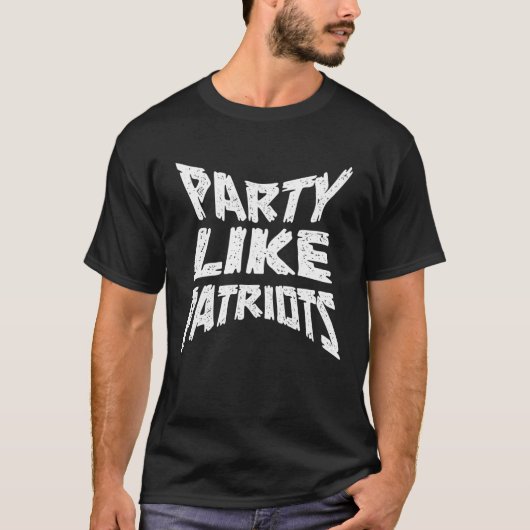 T-shirt Parti comme patriotes (Devant)