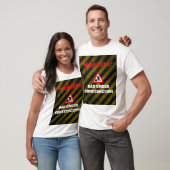 T-shirt Parti Dadchelor | Avertissement DAD en constructio (Unisexe)