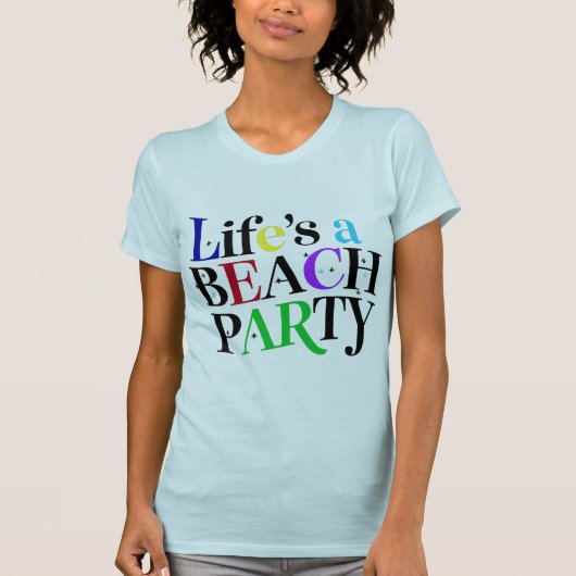 T-SHIRT PARTI DE PLAGE (Devant)