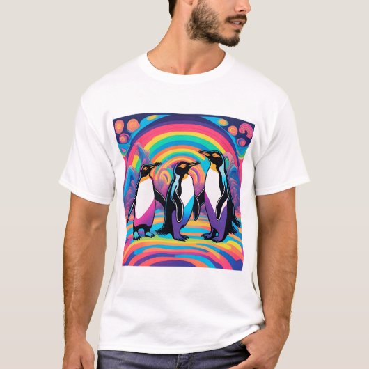 T-shirt Parti des pingouins (Devant)