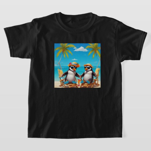 T-shirt Parti des pingouins (Poser)