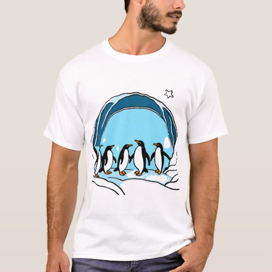 T-shirt Parti des pingouins (Devant)