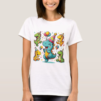T-shirt Parti Dinosaur