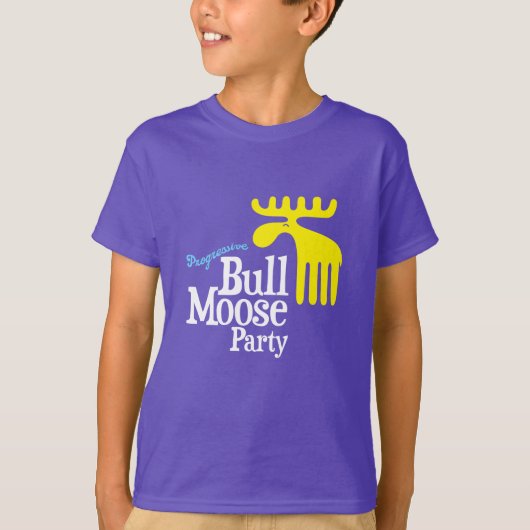 T-shirt Parti d'orignal progressif - Conception joueuse (Devant)