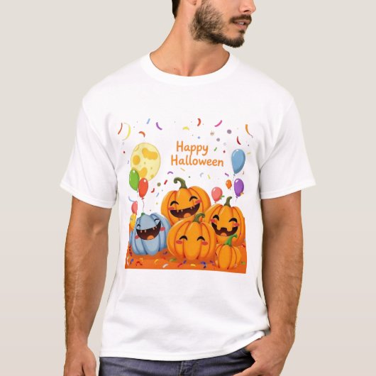 T-shirt parti halloween (Devant)