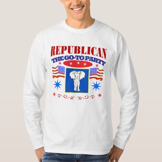 T-shirt parti super-républicain (Devant)
