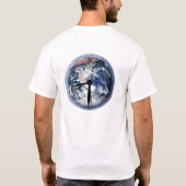T-shirt Participant à l'Heure pour la Terre (avec horloges (Dos)