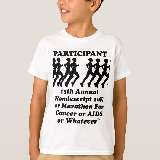 T-Shirt Participant Nondescript 10K Marathon (Devant)