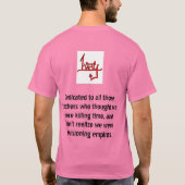 T-shirt Participation de classe (Dos)