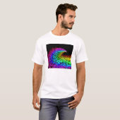 T-shirt Particules colorées (Devant entier)