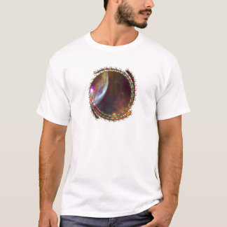 T-shirt particules dans l'espace lointain