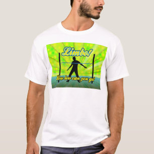 T-shirt Partie au néon fictive et colorée