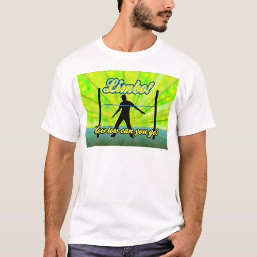 T-shirt Partie au néon fictive et colorée (Devant)