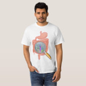 T-shirt Partie dans les intestins (Devant entier)