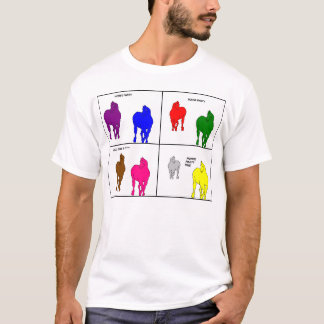 T-shirt Partie de cheval pour d'autres couleurs