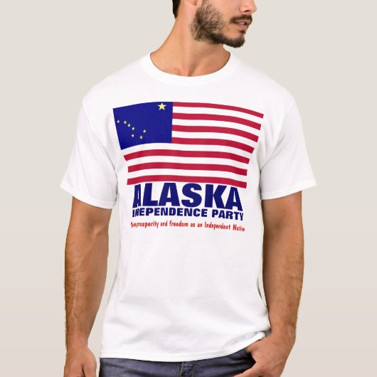 T-SHIRT PARTIE DE L'INDÉPENDANCE DE L'ALASKA (Devant)