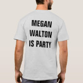 T-shirt Partie de Megan Walton (Dos)