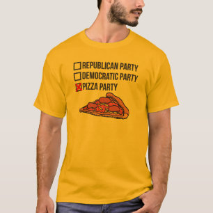 T-shirt Partie de pizza
