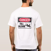 T-shirt Partie de risque d'automne de danger à vos risques (Dos)