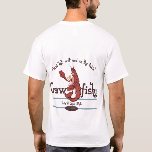T-shirt Partie d'ébullition d'écrevisses (Dos)