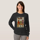 T-shirt Partie d'échecs Codex Manesse XIVe siècle (Devant entier)