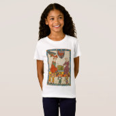 T-Shirt Partie d'échecs Codex Manesse XIVe siècle (Devant entier)