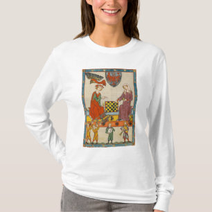 T-shirt Partie d'échecs Codex Manesse XIVe siècle