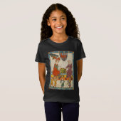 T-Shirt Partie d'échecs Codex Manesse XIVe siècle (Devant entier)