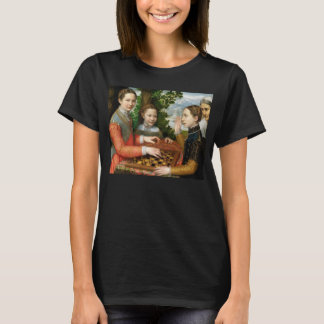 T-shirt Partie d'échecs par Sofonisba Anguissola - Circa