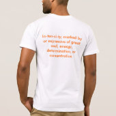 T-shirt Partie d'intensité (Dos)