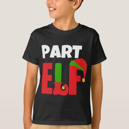 T-shirt Partie Elf Drôle cadeau de Noël (Devant)