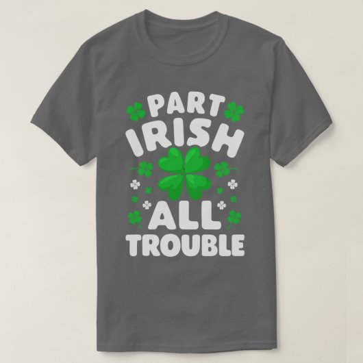 T-shirt Partie Irlandais Tout Le Jour de la Saint Patrick  (Design devant)