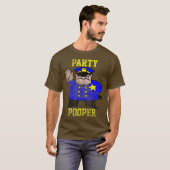 T-shirt Partie Pooper, cru (Devant entier)