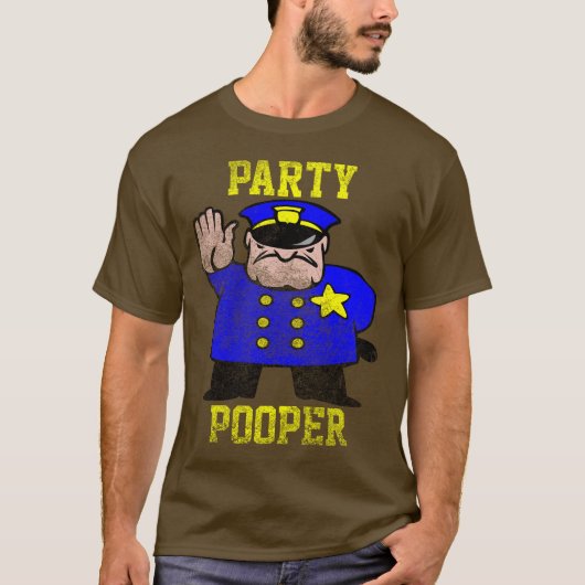T-shirt Partie Pooper, cru (Devant)