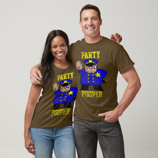 T-shirt Partie Pooper, cru (Unisexe)