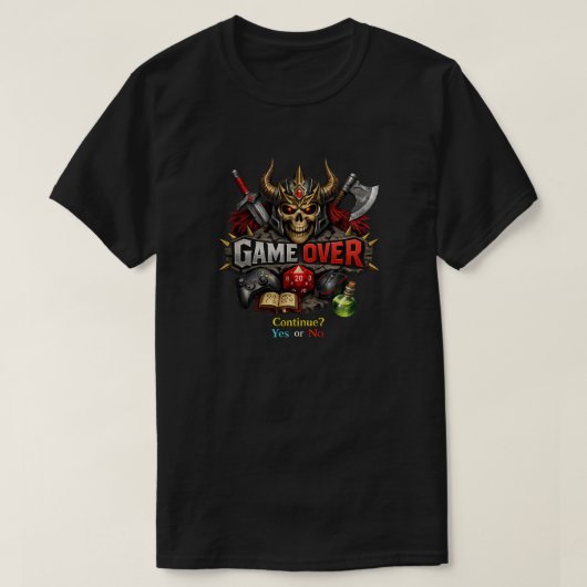 T-shirt Partie Terminée (Design devant)
