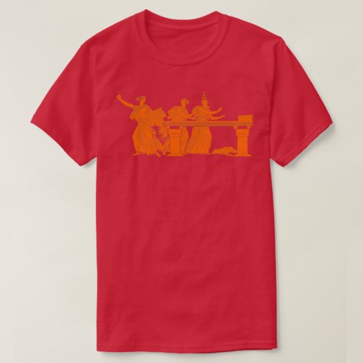 T-shirt partie toga avec frontière (Design devant)