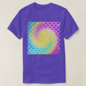 T-shirt Parties scintillant arc-en-ciel chatoyante Échelle (Design devant)