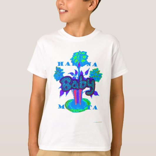 T-shirt Parties scintillant bébé Hakuna Matata cadeaux.png (Devant)