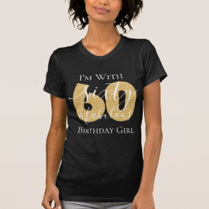 T-shirt Parties scintillant d'anniversaire personnalisée G