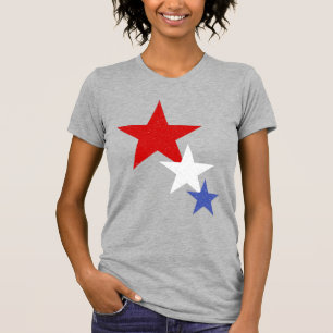 T-shirt Parties scintillant du drapeau américain Stars fe