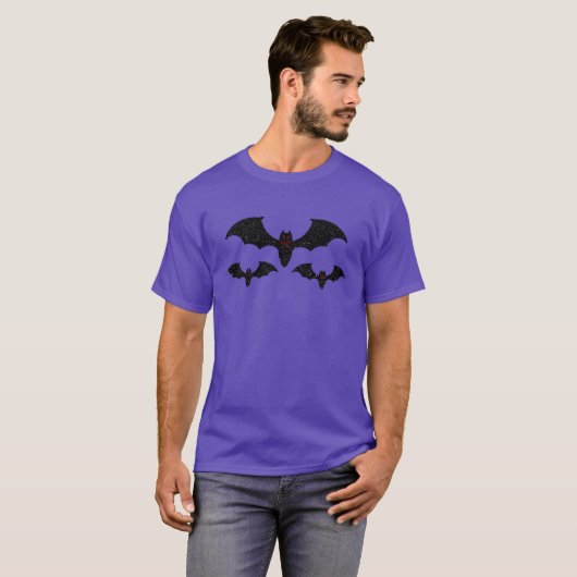T-shirt Parties scintillant Halloween chauves-sour (Devant entier)